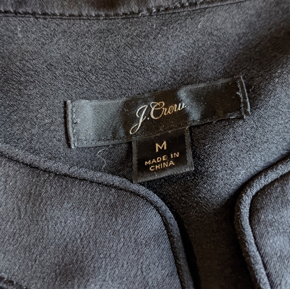 J Crew V-Neck Tunic Satin Backed Crepe - Picture 2 of 7